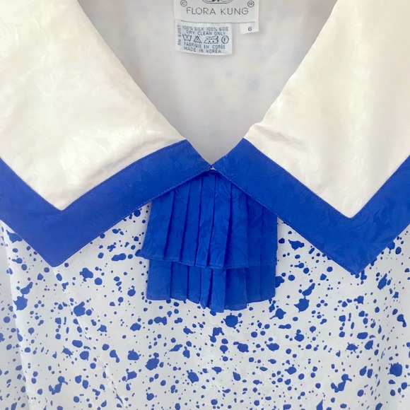 VINTAGE FLORA KUNG Dress - Featured in Vogue, December 1984. - Picture 7 of 9